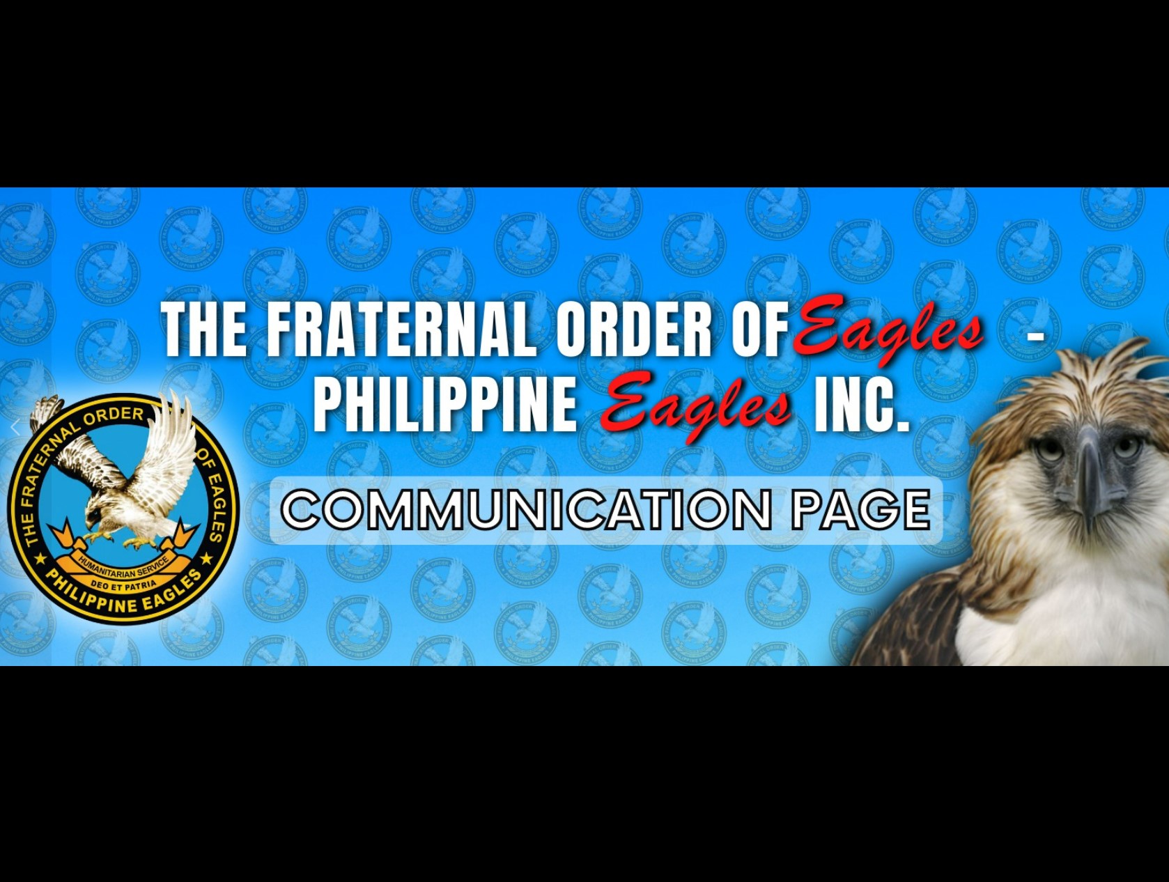 The Fraternal Order of Eagles Philippine Eagles